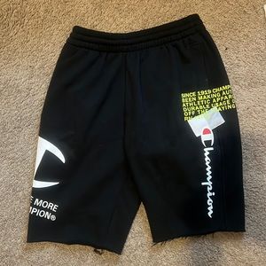 Black champion shorts